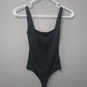 black straight neck bodysuit 🖤 NWOT